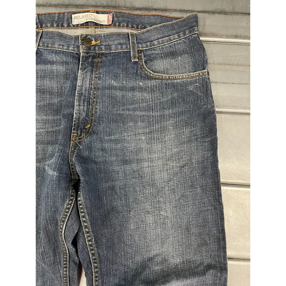 Vintage‎ Levis 559 Jeans Mens 36X34 Blue Medium Wash Denim Relaxed Straight Leg